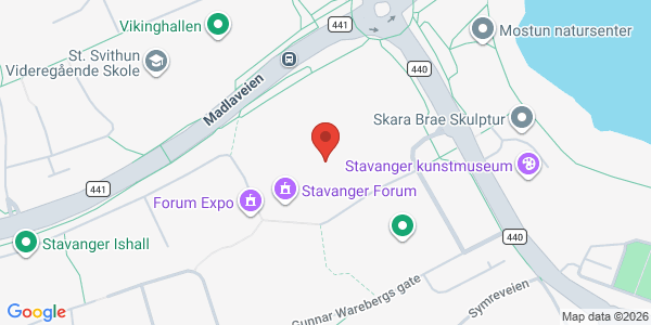 Map displaying event location