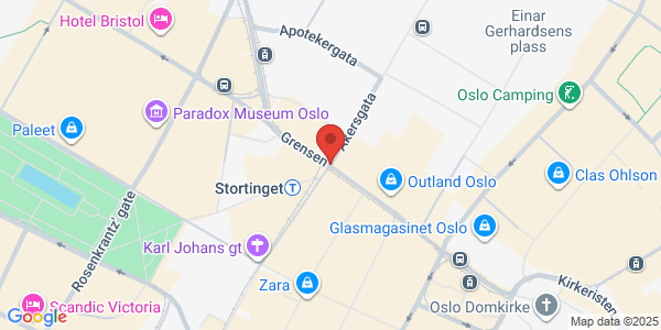 Map displaying event location