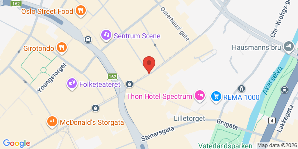 Map displaying event location