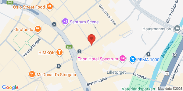 Map displaying event location