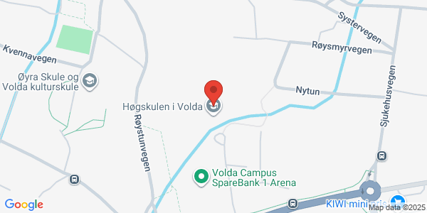 Kart som viser hvor arrangementet foregår