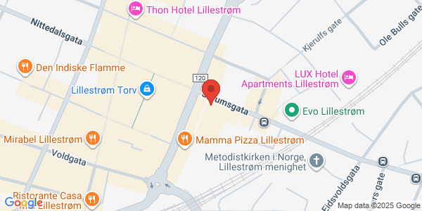 Map displaying event location