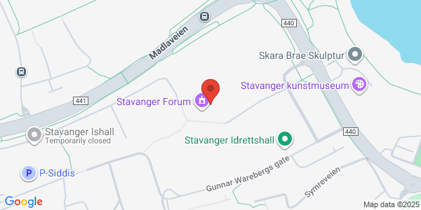 Map displaying event location