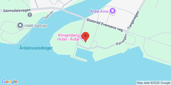 Kart som viser hvor arrangementet foregår