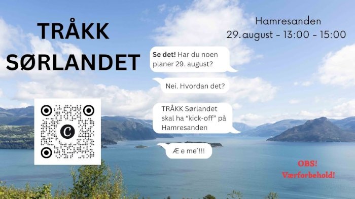 Kick-off på Hamresanden