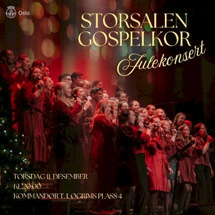 Julekonsert med Storsalen Gospelkor 🎄