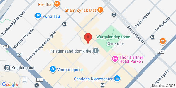 Map displaying event location