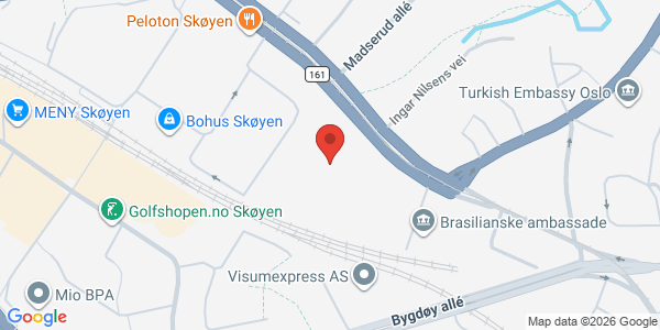 Map displaying event location