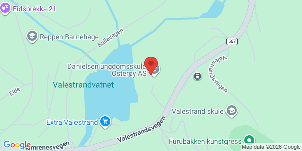 Kart som viser hvor arrangementet foregår
