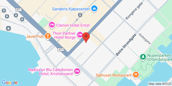 Map displaying event location