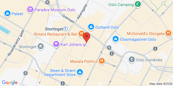 Map displaying event location