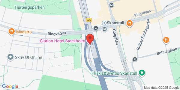 Map displaying event location