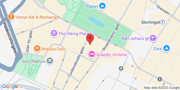 Map displaying event location