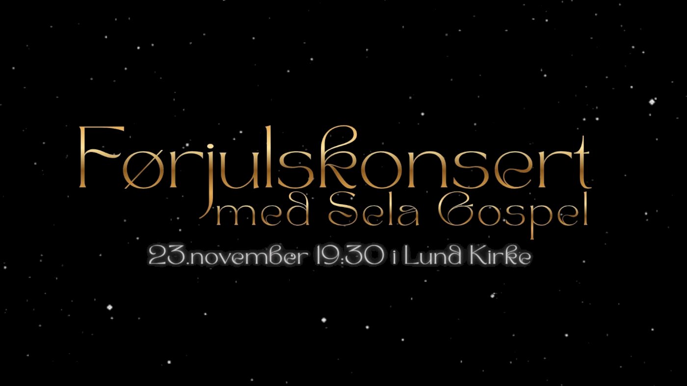 Førjulskonsert med Sela Gospel