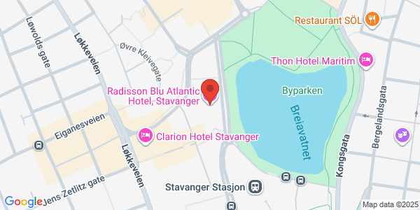 Map displaying event location