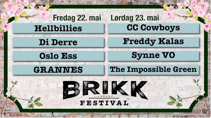 BRIKK Festivalen 2026