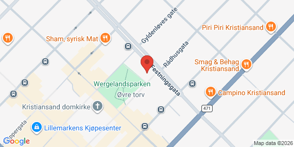 Map displaying event location