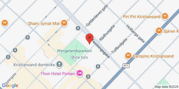 Map displaying event location