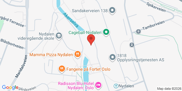 Map displaying event location