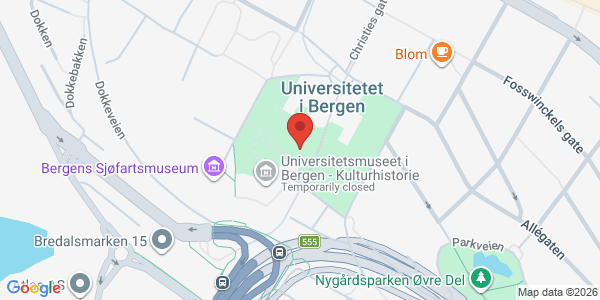 Map displaying event location