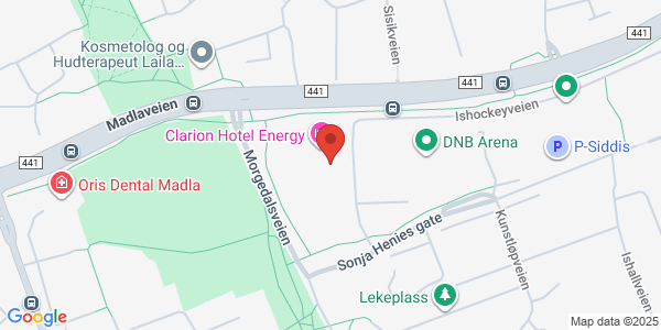 Map displaying event location