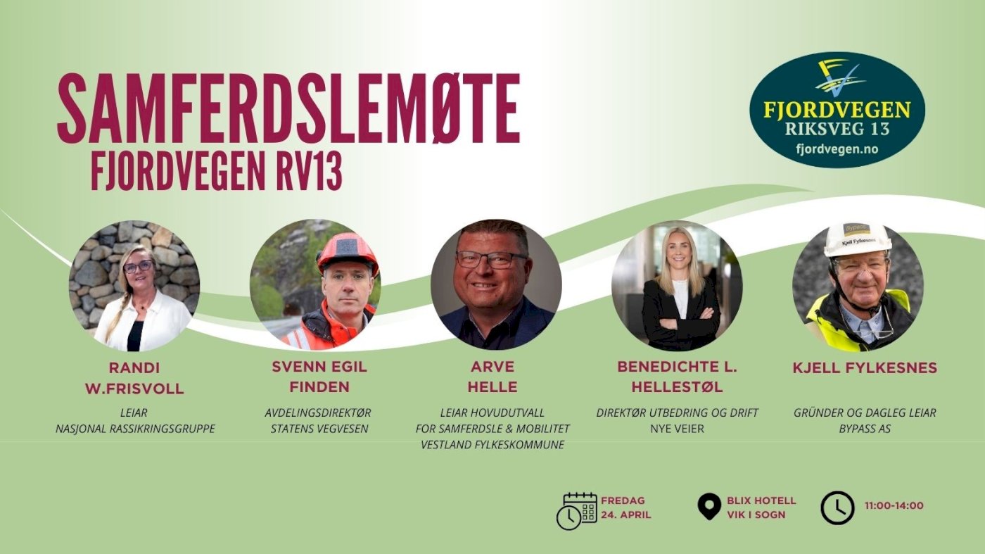 Samferdslemøte - Fjordvegen RV13