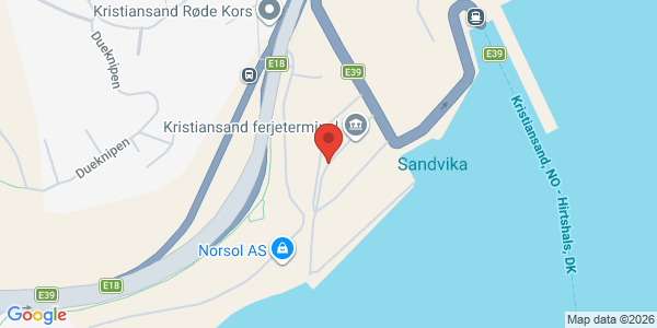 Kart som viser hvor arrangementet foregår