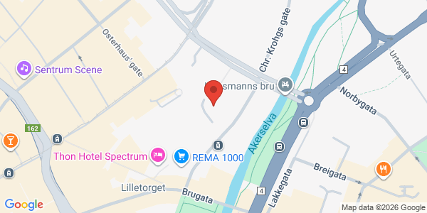 Map displaying event location