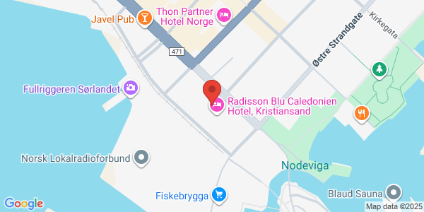 Map displaying event location