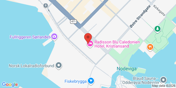 Map displaying event location