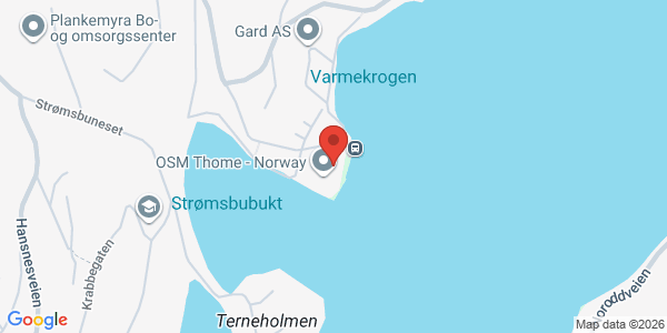 Map displaying event location