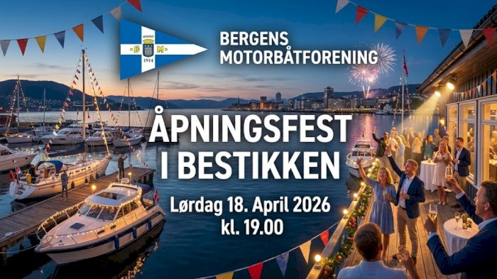 Bergens Motorbåt forening Åpningsfest 2026