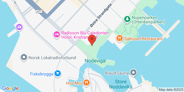 Map displaying event location