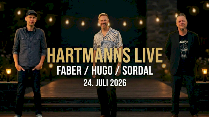 HARTMANNS LIVE / FABER / HUGO / SORDAL / Romjulskonserten i sommerbekledning 🌅