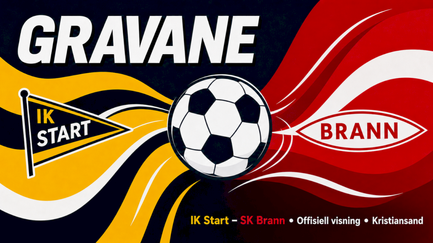 SK Brann - IK Start på Storskjerm i Gravane søndag 12. juli !