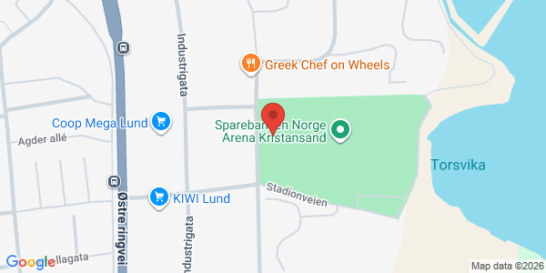 Map displaying event location