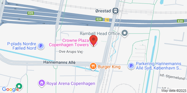 Map displaying event location