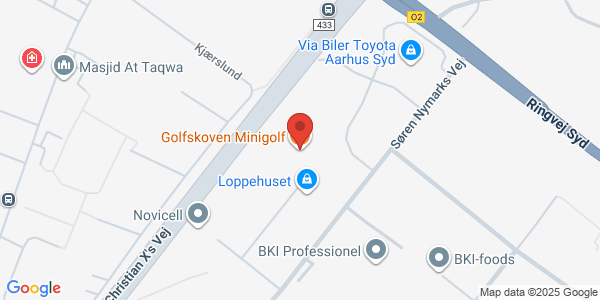 Map displaying event location