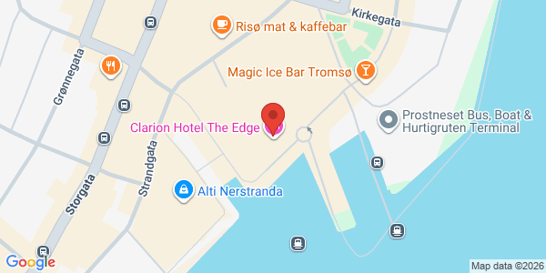 Kart som viser hvor arrangementet foregår