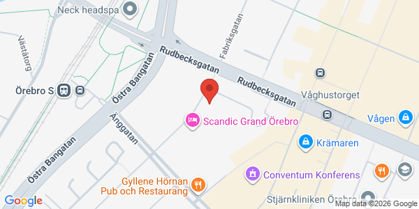 Map displaying event location