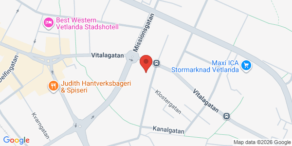 Karta som visar var arrangemanget äger rum