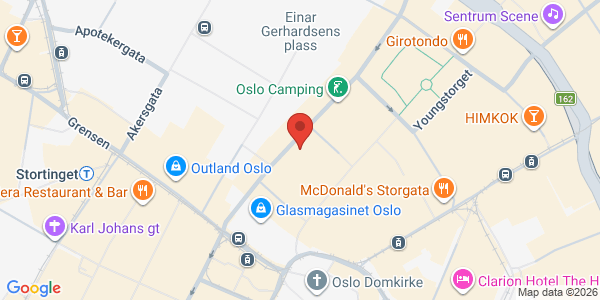 Map displaying event location