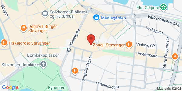 Map displaying event location