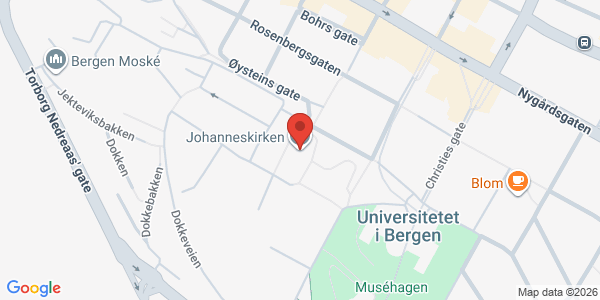 Map displaying event location