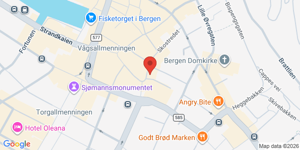 Kart som viser hvor arrangementet foregår