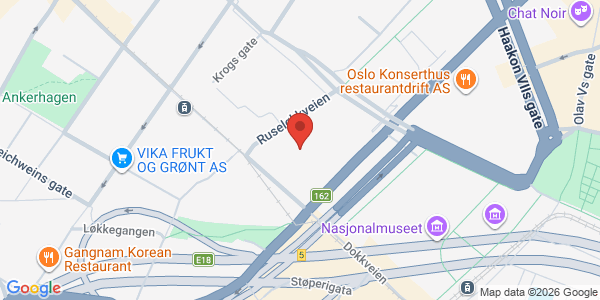 Kart som viser hvor arrangementet foregår