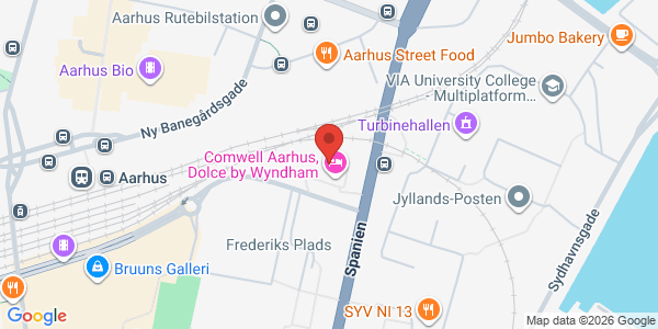 Map displaying event location