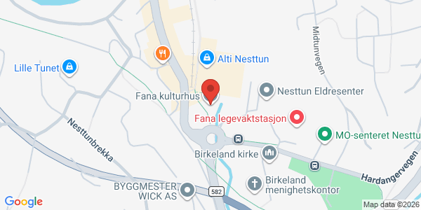 Map displaying event location