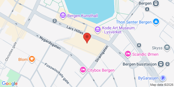 Map displaying event location