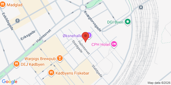 Map displaying event location
